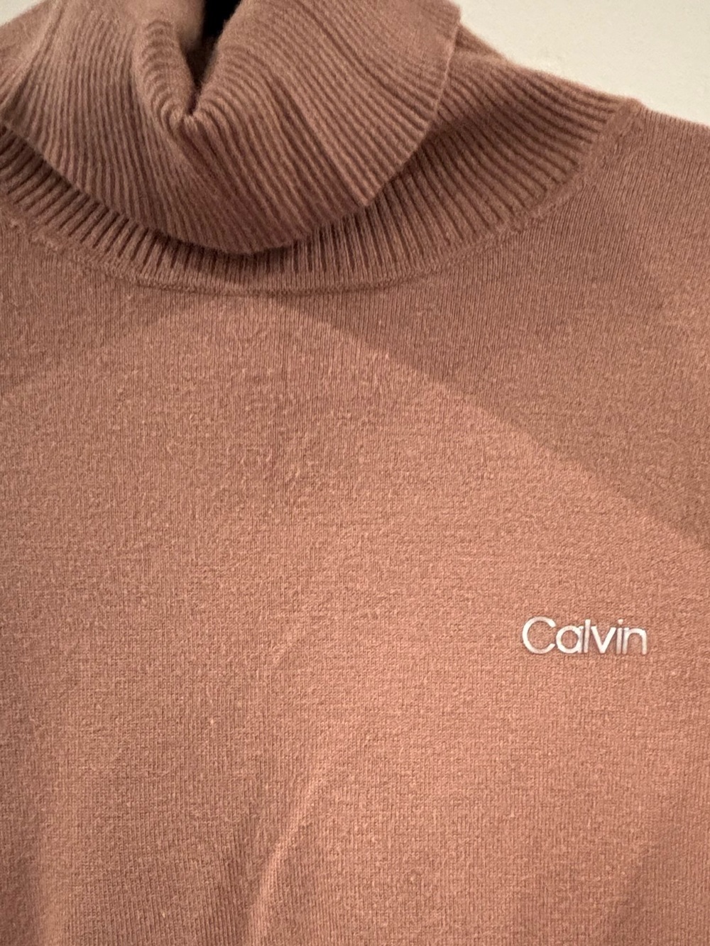 Calvin Klein - Tan Turtleneck Sweater - Picture 3 of 7